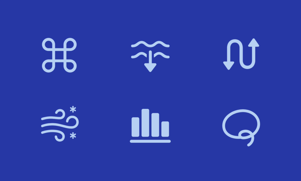 Examples of SF Symbols.